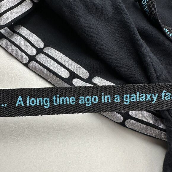 Disney Parks Star Wars A Long Time Ago Black Hoodie Mens Sz XS - Picture 7 of 7